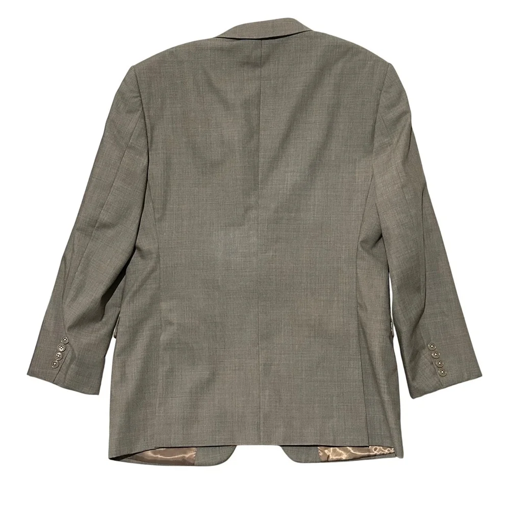 John Varvatos Bedford ST-N-SC Mens Blazer Jacket 42R Wool Tan Brown Two Button
